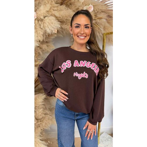 LOS ANGELES NIGHTS SWEAT 801812 BROWN LOS ANGELES NIGHTS SWEAT 801812 BROWN