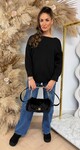 BASIC KNITTED SWEATER BLACK