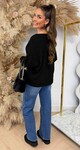 BASIC KNITTED SWEATER BLACK