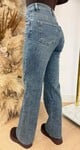 NORFY STRAIGT LEG JEANS K858-1 WASHED DENIM