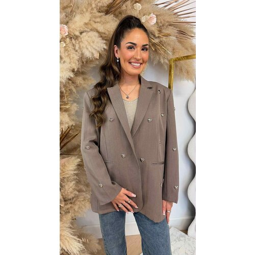 LUXURY HARTJES BLAZER L062 TAUPE