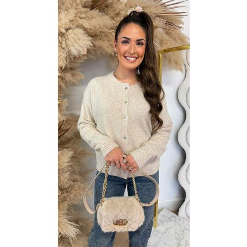 KNOOPJES VEST/SWEAT 658 TAUPE KNOOPJES VEST/SWEAT 658 TAUPE