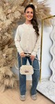 KNOOPJES VEST/SWEAT 658 TAUPE