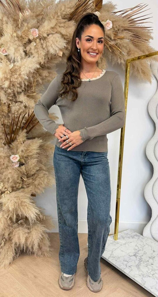 SCHULP LUREX TOP 9318 TAUPE