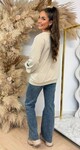 NEW YORK VIBES OVERSIZED SWEAT BEIGE