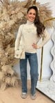 PARIS MILANO KOL KNIT SWEAT 08066 BEIGE