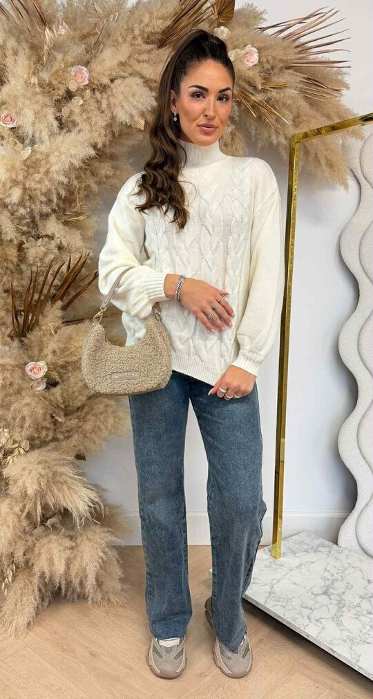 KNITTED KAYLLA SWEAT 10022 OFFWHITE