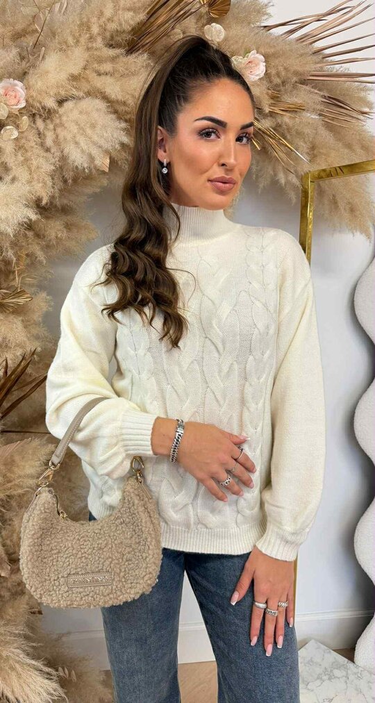 KNITTED KAYLLA SWEAT 10022 OFFWHITE