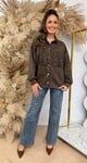 FRINGE SUEDE JACK CHOCO