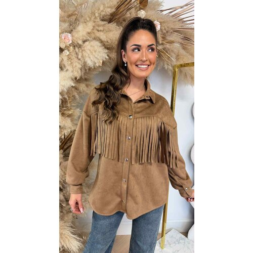 FRINGE SUEDE JACK CAMEL FRINGE SUEDE JACK CAMEL