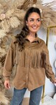 FRINGE SUEDE JACK CAMEL