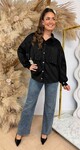 FRINGE SUEDE JACK BLACK