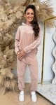 STRIPE TEDDY SET 685 PINK