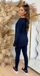 KAYLLA SPLITJES SET 9817 NAVY