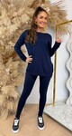 KAYLLA SPLITJES SET 9817 NAVY