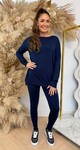 KAYLLA SPLITJES SET 9817 NAVY