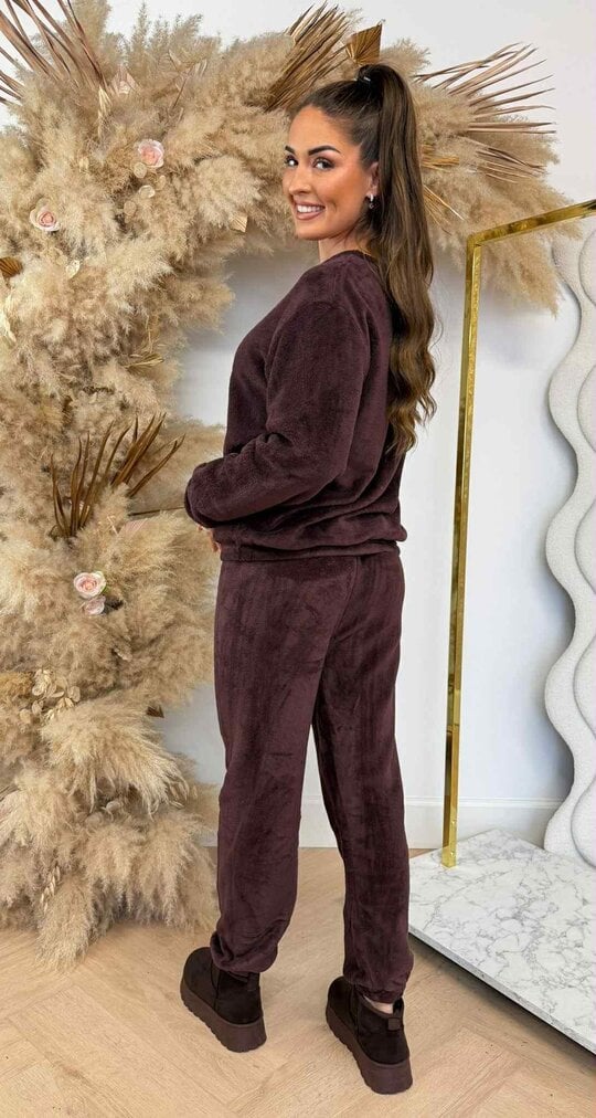 LOS ANGELES TEDDY SET 684 CHOCO