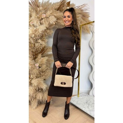 BY SWAN PERFECT BASIC DRESS 9978 COFFEE BY SWAN PERFECT BASIC DRESS 9978 COFFEE