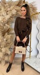 KABEL LUS DRESS CHOCO