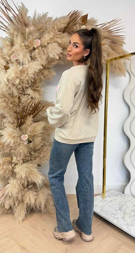 LOS ANGELES NIGHTS SWEAT 801812 BEIGE