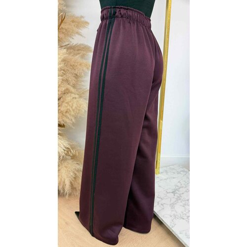 STRAIGHT IN STRIPE PANTS PLUM STRAIGHT IN STRIPE PANTS PLUM