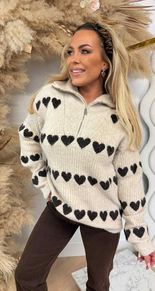 ZIP HARTJES TRUI 713 BEIGE