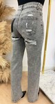 POCKET DAMAGDE JEANS G90Y GREY