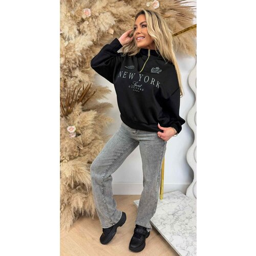 SPORT CULTURE ZIP SWEAT BLACK SPORT CULTURE ZIP SWEAT BLACK