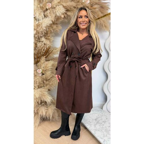MELISSA SUEDINE COAT CHOCO MELISSA SUEDINE COAT CHOCO