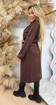 MELISSA SUEDINE COAT CHOCO