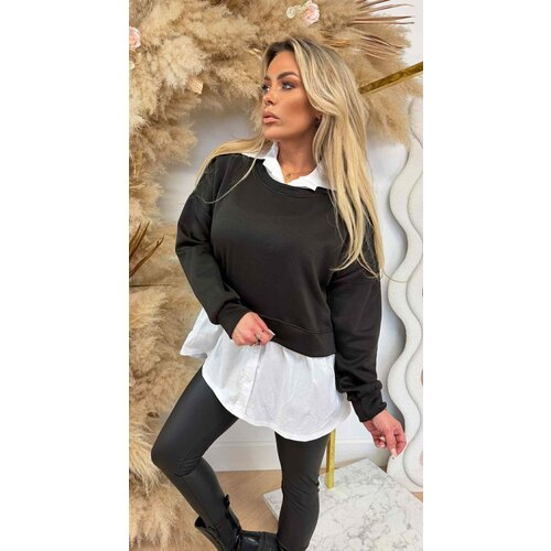 ANNE SWEAT + BLOUSE DARKCHOCO ANNE SWEAT + BLOUSE DARKCHOCO