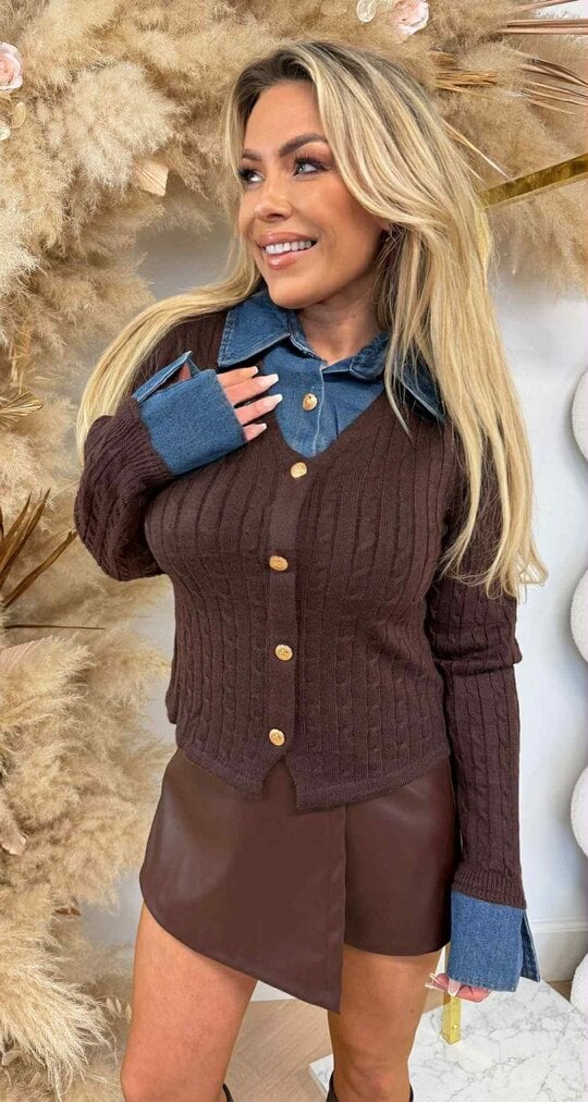KABLE DENIM KRAAG TRUITJE 7083 CHOCO