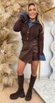 KABLE DENIM KRAAG TRUITJE 7083 CHOCO