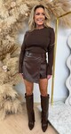 SCHULP BASIC TOP 8915 CHOCO
