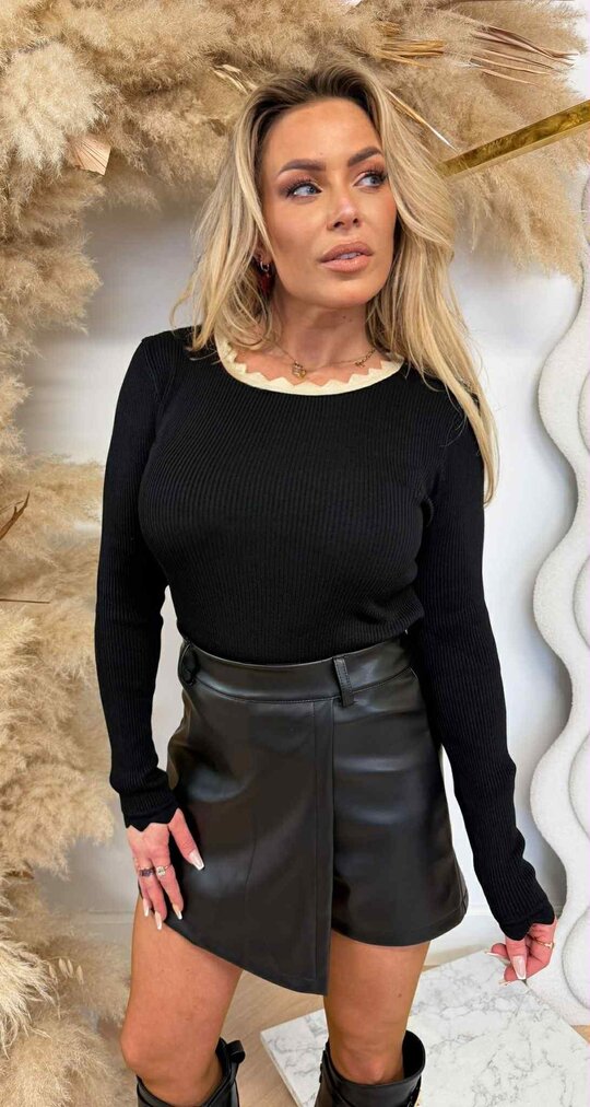 SCHULP LUREX TOP 9318 BLACK