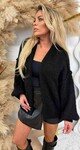 LOUISE KNITTED VEST BLACK