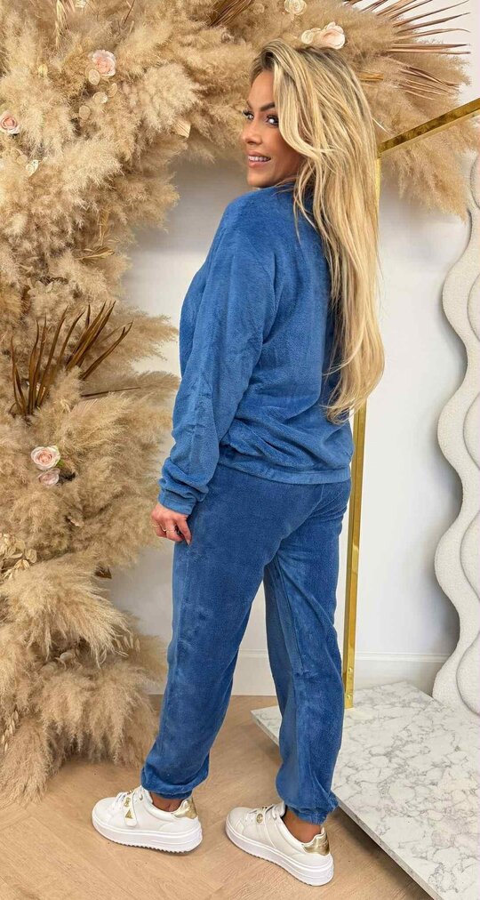 LOS ANGELES TEDDY SET 684 BLUE