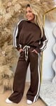 ADDY STRIPE SET CHOCO