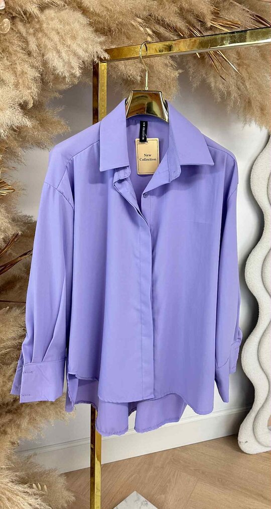 BASIC BLOUSE LILA