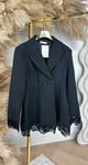 BLAZER KANTEN MOUW BLACK