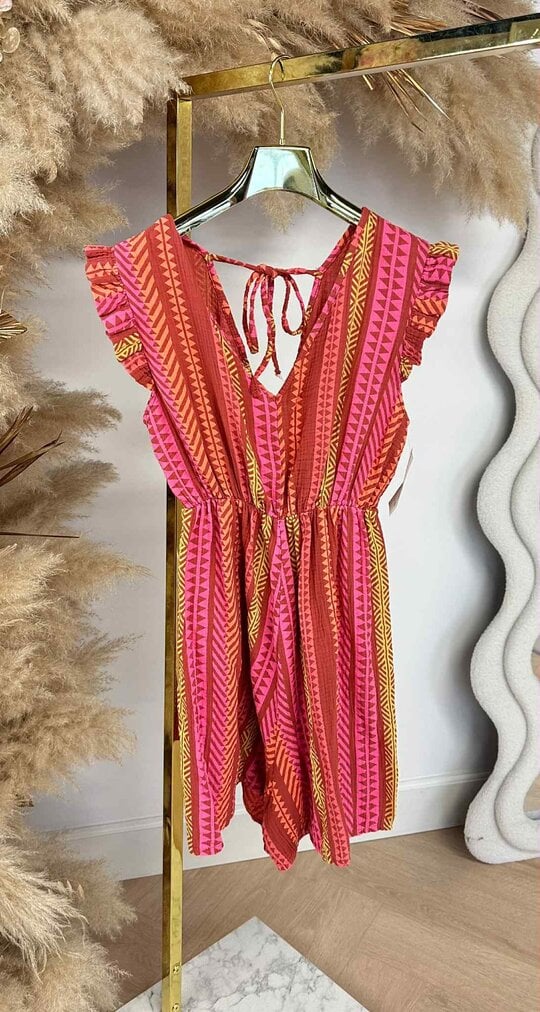 HUMU PLAYSUIT DARKORANGE