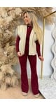MUSTY TEDDY GILET BEIGE