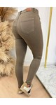 VS MISS SKINNY LEG HIGH WAIST JEANS 795-36 TAUPE