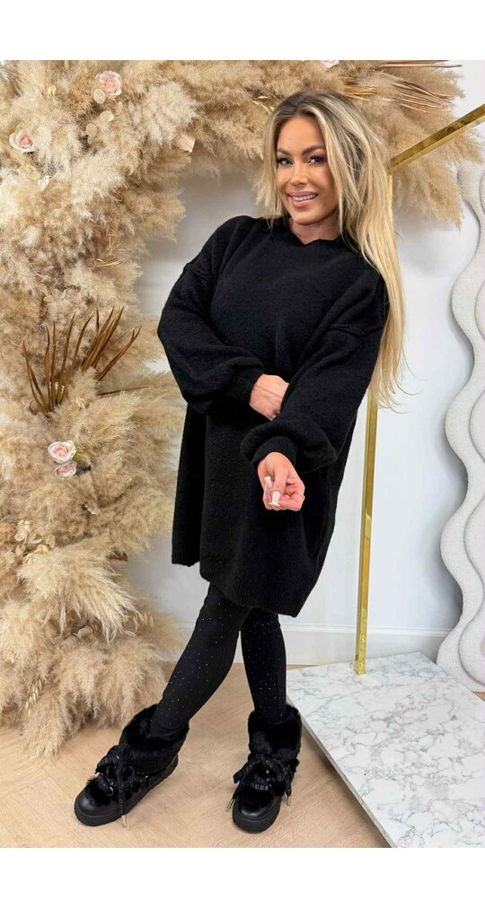 NEW COLLECTION STIKSEL LONG SWEAT BLACK