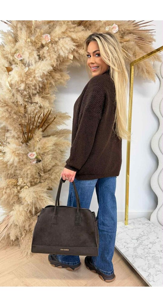 PERFECT KNITTED SWEAT CHOCO