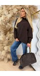 PERFECT KNITTED SWEAT CHOCO