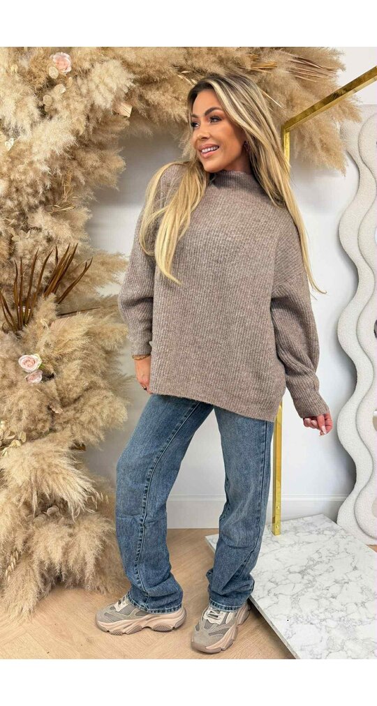 PERFECT KNITTED SWEAT BEIGE