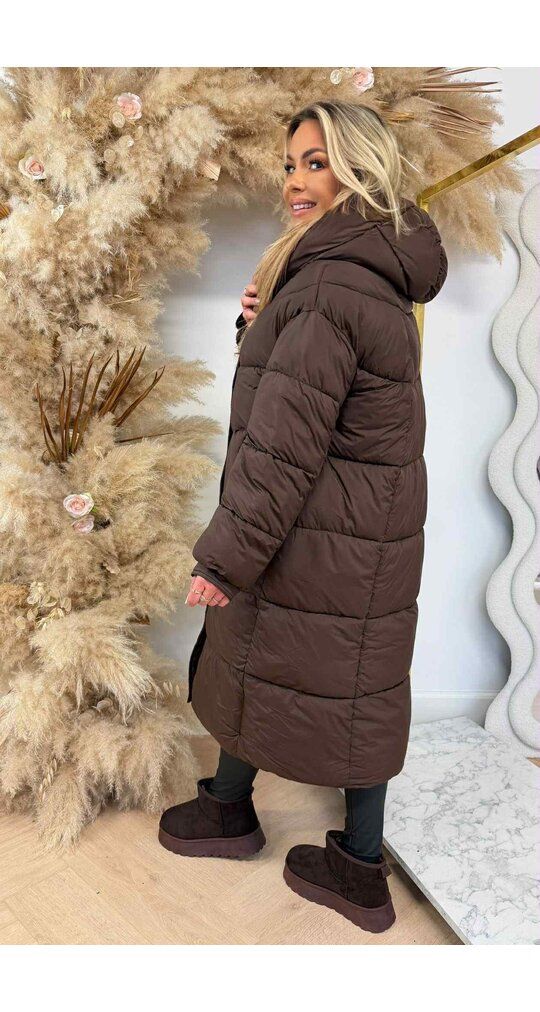 BASIC PUFFER WINTERJACKET 8780 CHOCO