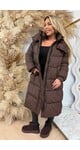BASIC PUFFER WINTERJACKET 8780 CHOCO
