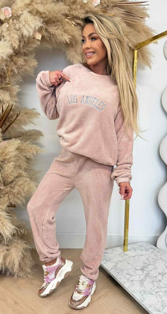 LOS ANGELES TEDDY SET 684 PINK